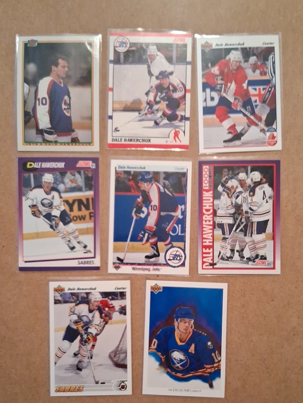 Jets/Sabres/Canada Dale Hawerchuk Hockey Cards Collection